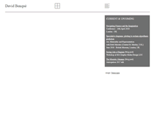Tablet Screenshot of davidbenque.com